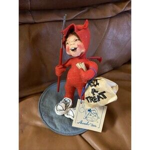 Annalee Dolls 1992 Halloween Trick Or Treater Devil Code 3043